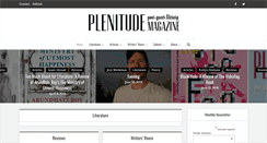 Desktop Screenshot of plenitudemagazine.ca